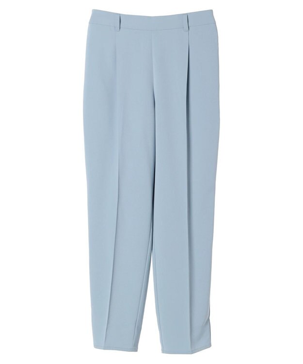 Green Parks きれいシルエットパンツ（とろみテーパード） Sax