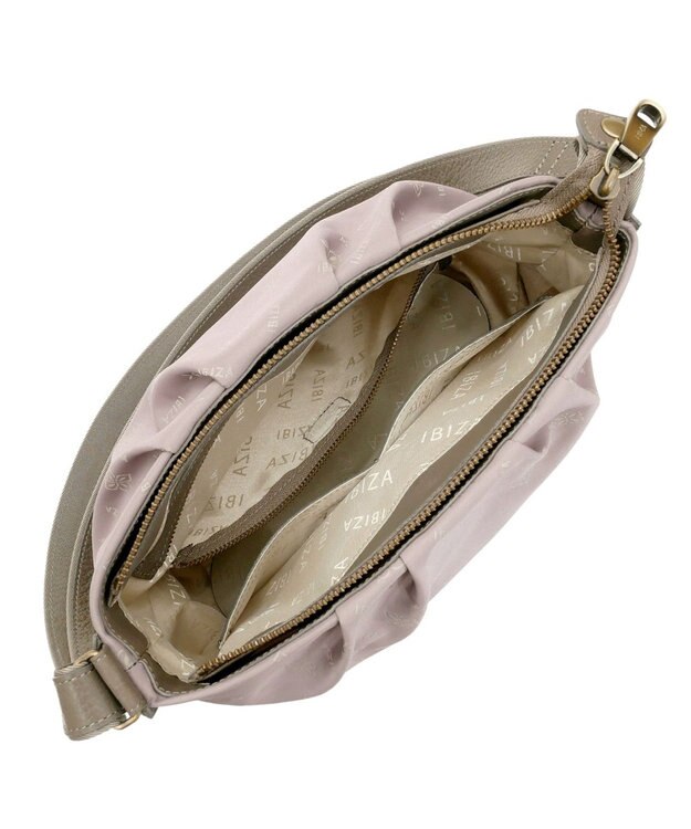 IBIZA ロゴナイロン　ショルダーバッグ ライトパープル