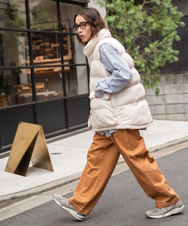 WEGO 【ユニセックス着用アイテム/ウエストゴム】ワーカーズパンツ ブラウンその他