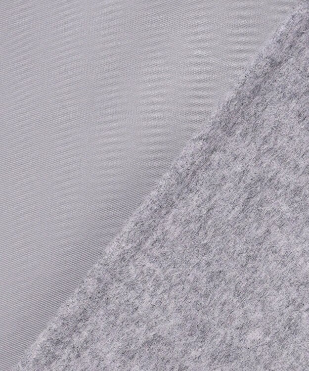 J.PRESS LADIES L ウールナイロンリバー テーラード コート ライトグレー系