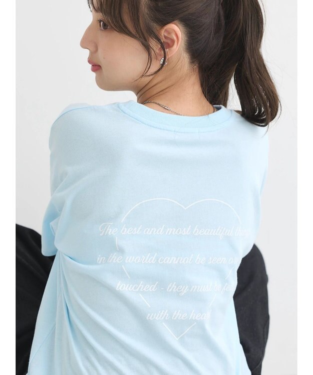 earth music&ecology ポケット刺繍Ｔシャツ Sax