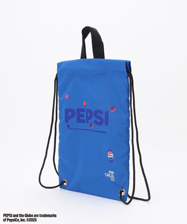 PW CIRCULUS 〈Pepsiコラボ〉【UNISEX】オリジナルナップサック ブルー系