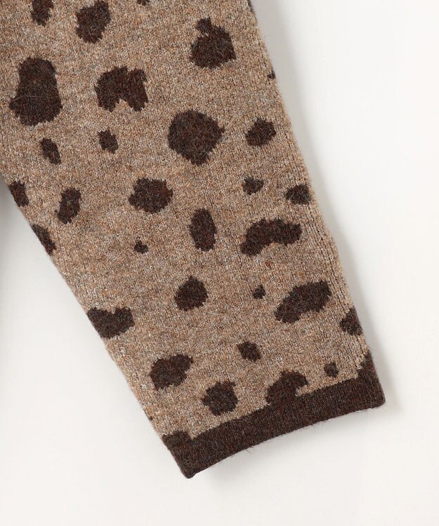 PW CIRCULUS 【MEN】SNOW LEOPARD柄フーディー ベージュ系5