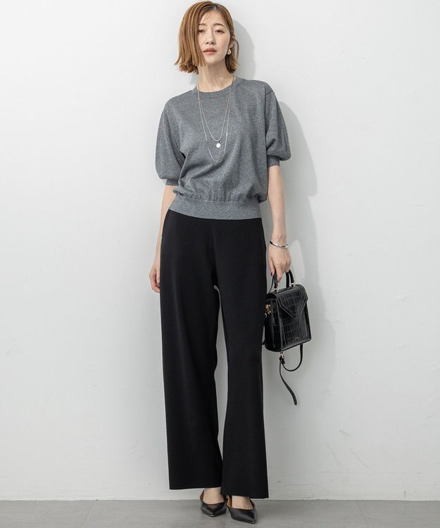 23区 クリッカーコインＷチェーンネックレス シルバー系