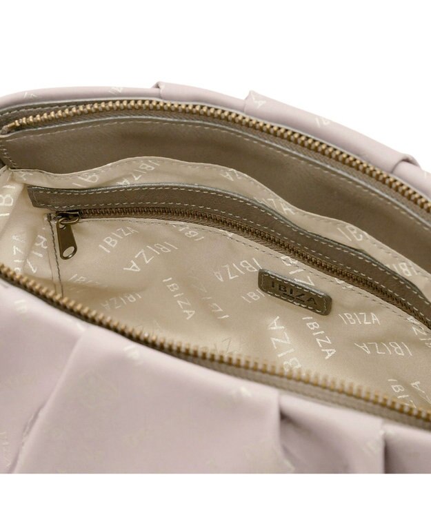 IBIZA ロゴナイロン　ショルダーバッグ ライトパープル