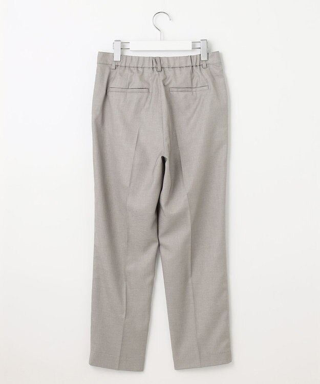 J.PRESS LADIES 【セットアップ対応・洗える・UVケア・速乾】 OXIJEWELストレッチ テーパード パンツ ライトグレー系