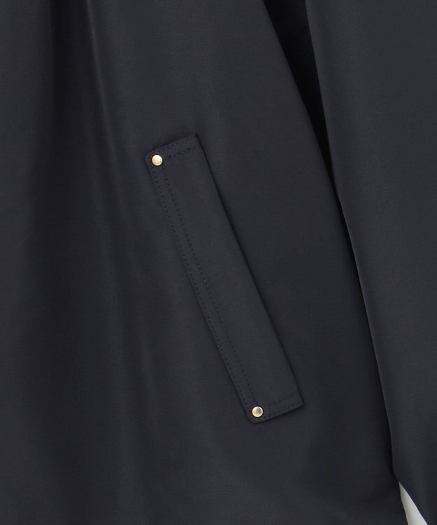 ANY SIS 【撥水・UVカット・花粉ガード】2WAYラグランフーディ ブルゾン ネイビー