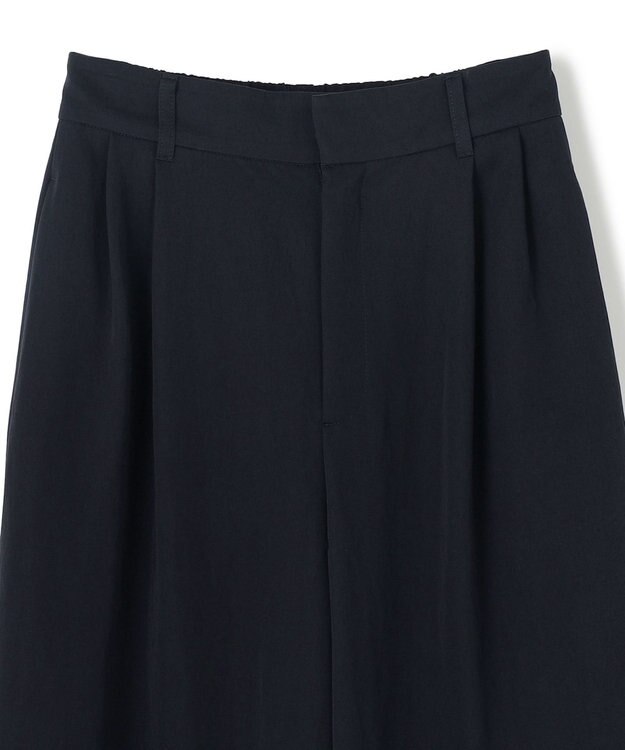 UNFILO タックワイドパンツ ネイビー