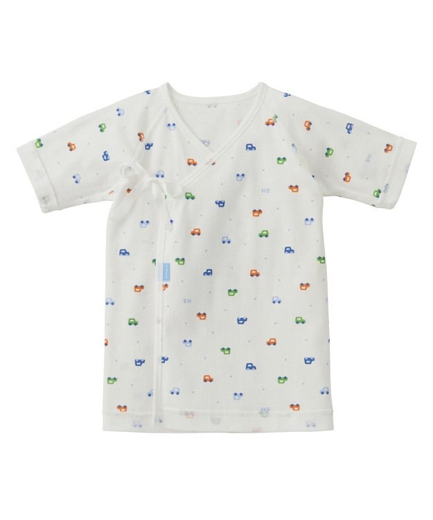 MIKI HOUSE HOT BISCUITS 出産準備セット 春夏用(総柄) ブルー