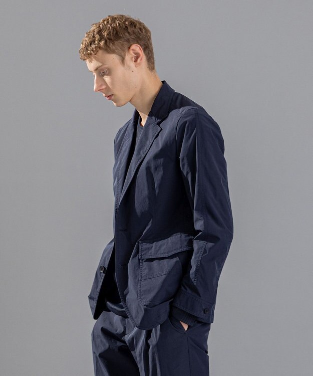 JOSEPH HOMME スプリットピーチクロス　ジャケット ネイビー系