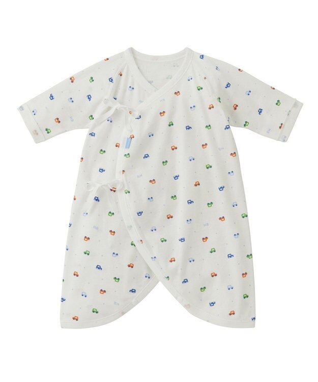 MIKI HOUSE HOT BISCUITS 出産準備セット 春夏用(総柄) ブルー