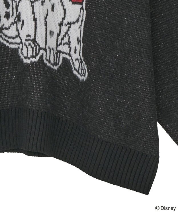 Green Parks １０１匹わんちゃん／ジャガードニット Black