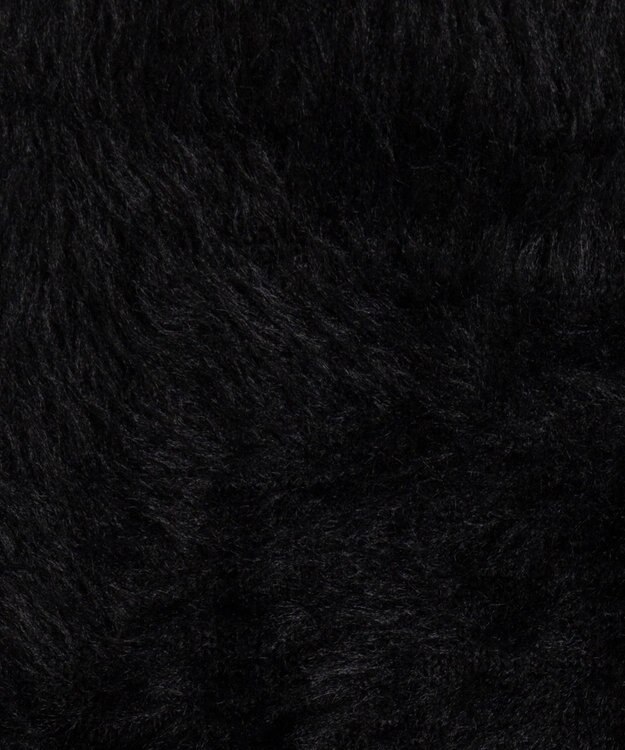 WEGO 【ユニセックス着用ITEM】フェザーカーディガン ブラック