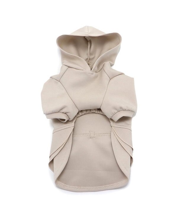 PET PARADISE ペットパラダイス  ペティヒート パーカー フリル中型犬 ベージュ