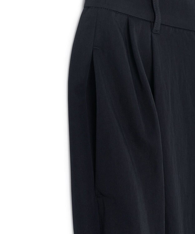 UNFILO タックワイドパンツ ネイビー