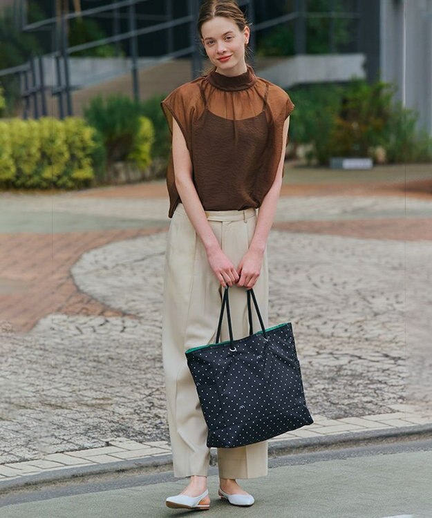 LeSportsac LARGE 2 WAY TOTE/プティドット/セージグリーン プティドット/セージグリーン