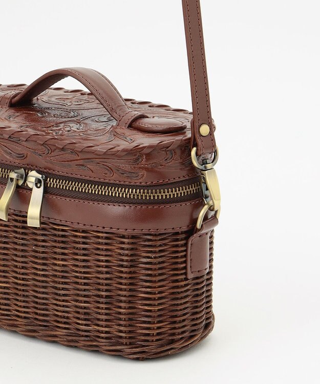 GRACE CONTINENTAL BasketVCbag ダークブラウン
