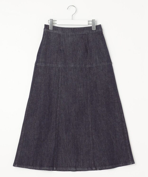自由区 L 【洗える】ウスカルデニム スカート インディゴ