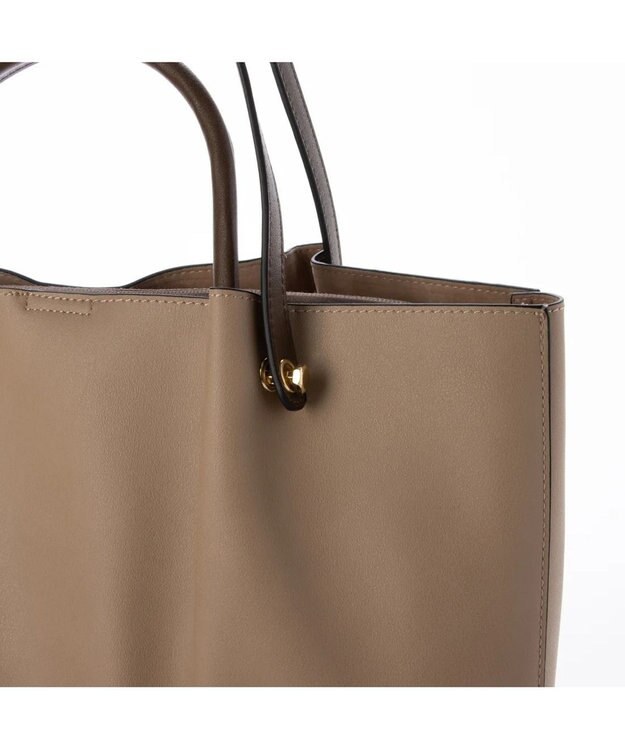 UNBILLION cachecache PCケース付きメタルハンドルA4トートバッグ オーク