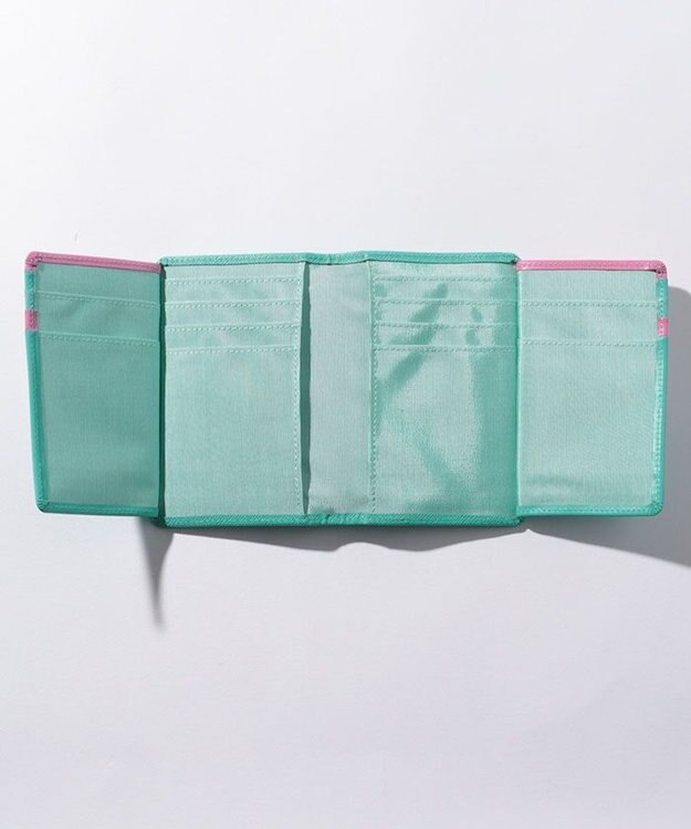 LANVIN en Bleu リュクサンブールカラー カードケース エメラルドグリーン