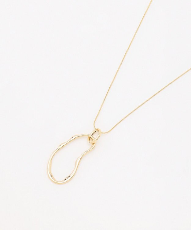 ANY メタルリング モチーフネックレス リング型