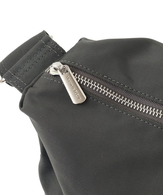 Maison de FLEUR ファスナーショルダーバッグ Black