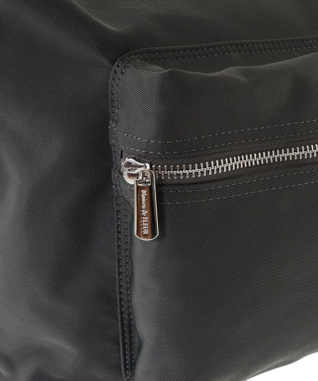 Maison de FLEUR ファスナーショルダーバッグ Black