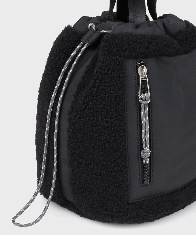 Paul Smith PS Paul Smith ボア ショルダーバッグ ブラック