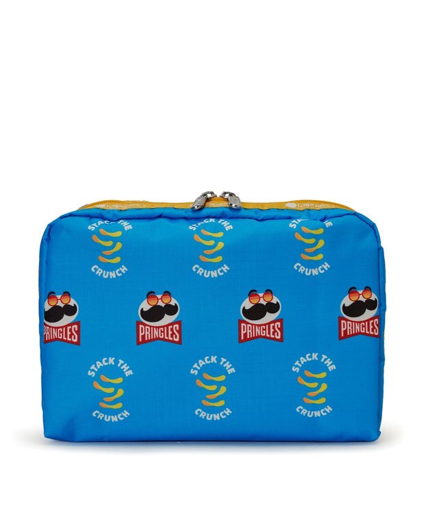 LeSportsac EXTRA LARGE RECTANGULAR COSMETIC/プリングルズブルーエクストラレクタンギュラーコスメティック プリングルズブルーエクストラレクタンギュラーコスメティック