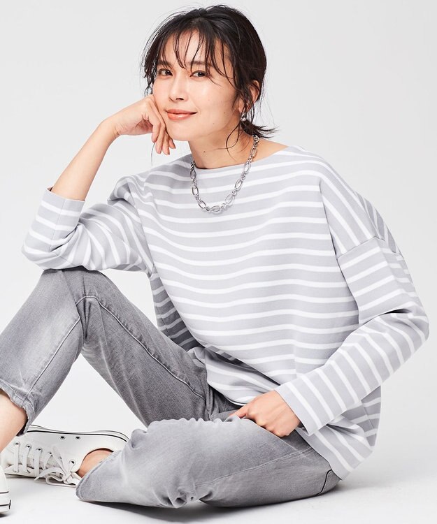 23区 23区DENIM ボーイフィット パンツ [WEB限定]グレー系