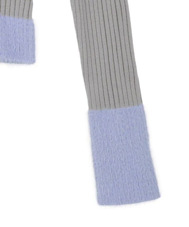 CRAFT STANDARD BOUTIQUE とてもち袖シャギーニットプルオーバー Light Gray