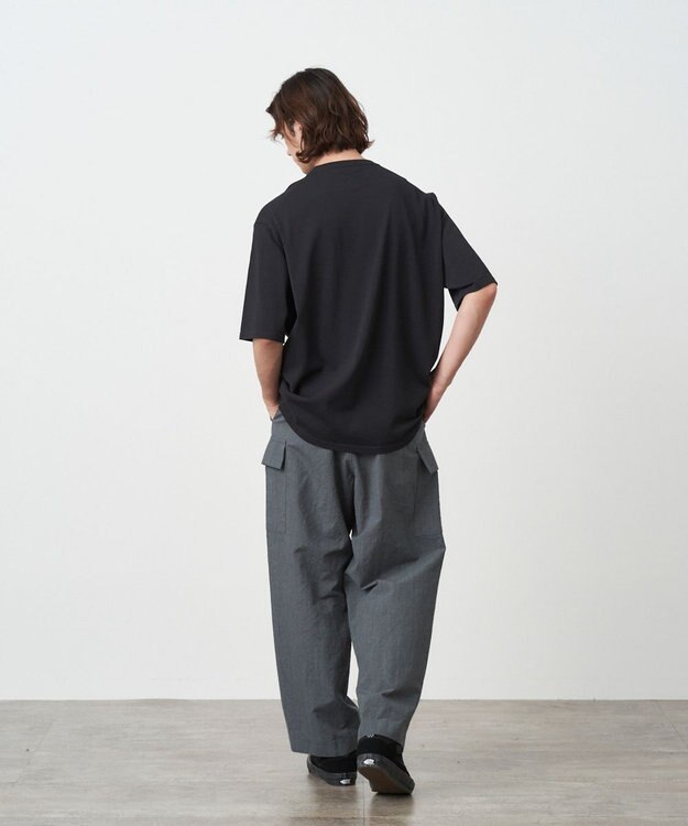 ATON FRESCA KNIT | ハーフスリーブプルオーバー - UNISEX BLACK