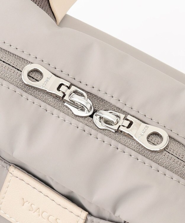 Y'SACCS 【ナイロンタフタ】トラベル2WAYミニボストン グレージュ