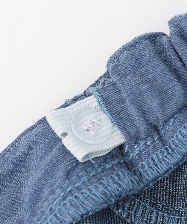 ANY KIDS カットデニム ガーリーパンツ ブルー