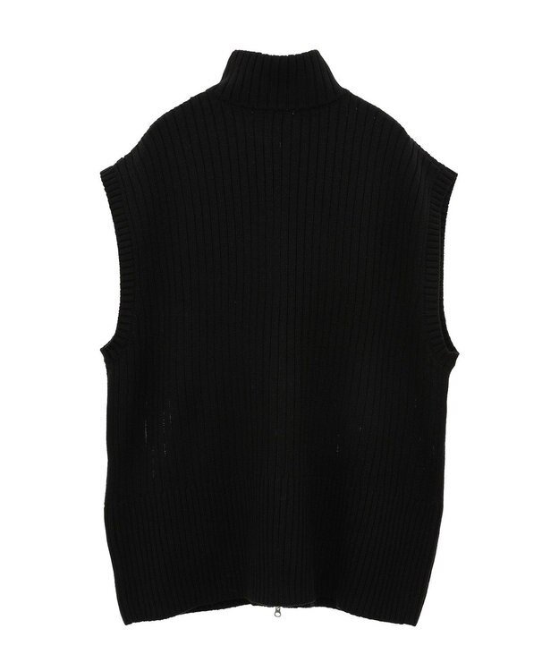 Green Parks フロントジップベスト Black