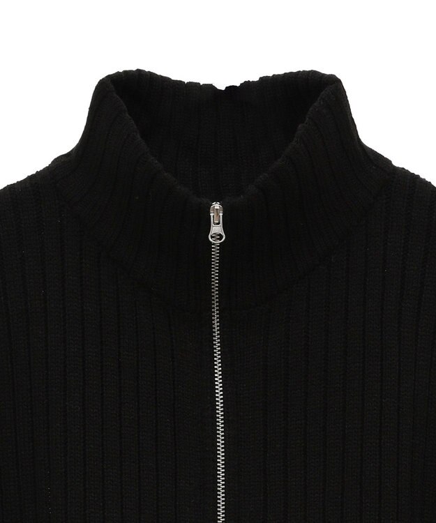 Green Parks フロントジップベスト Black