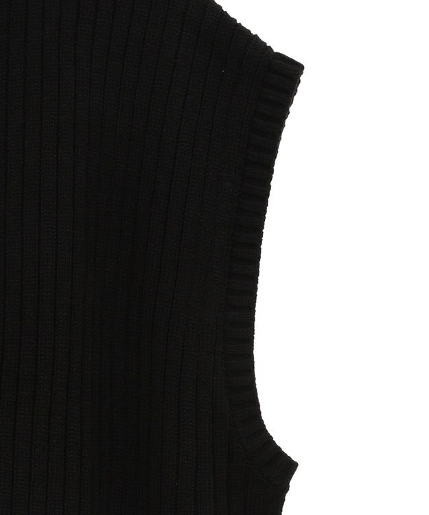 Green Parks フロントジップベスト Black