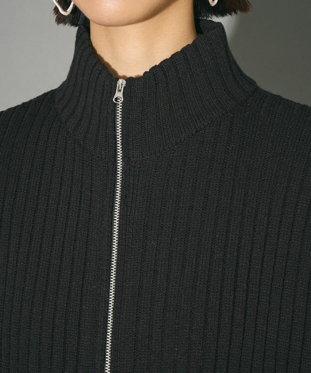 Green Parks フロントジップベスト Black