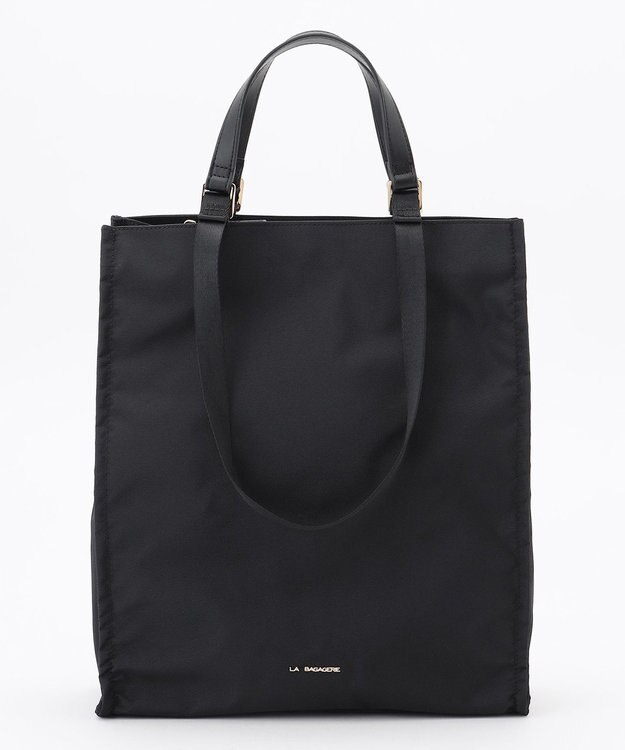 LA BAGAGERIE 縦長スクエアトート ブラック