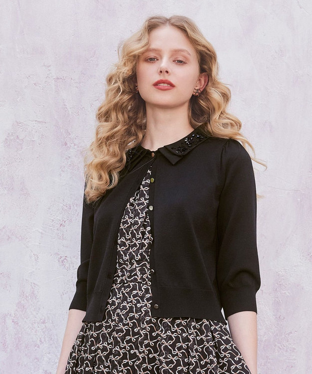 TOCCA TREASURE BOX ニットカーディガン ブラック系