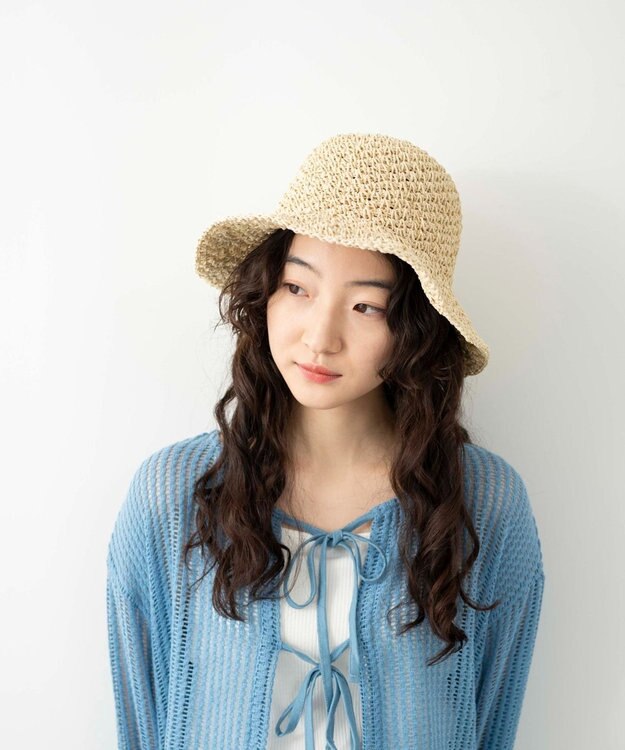 WEGO レースアップ雑材ハット キナリ