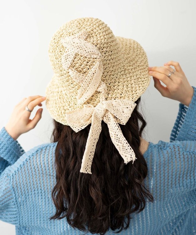 WEGO レースアップ雑材ハット キナリ