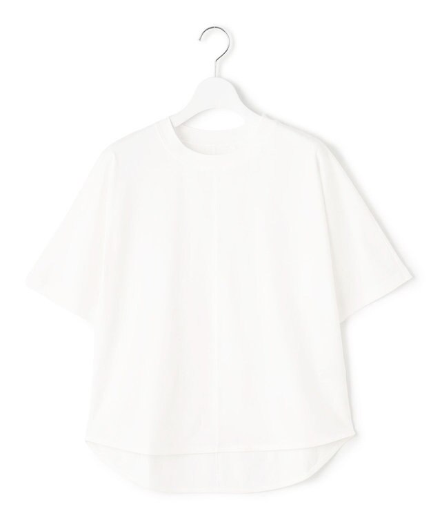 J.PRESS YORK STREET 【WOMEN】ベーシックドルマン Tシャツ ホワイト系