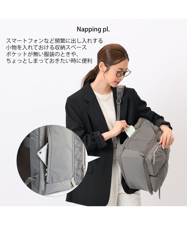 ACE BAGS & LUGGAGE W&.Day/Night ミュッケ オーガナイズドリュック A4サイズ 14.0インチPC収納 大容量 15576 ダブルアンドデイナイト ブラック