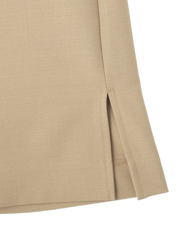 Green Parks 裾スリットイージーフレアパンツ Beige