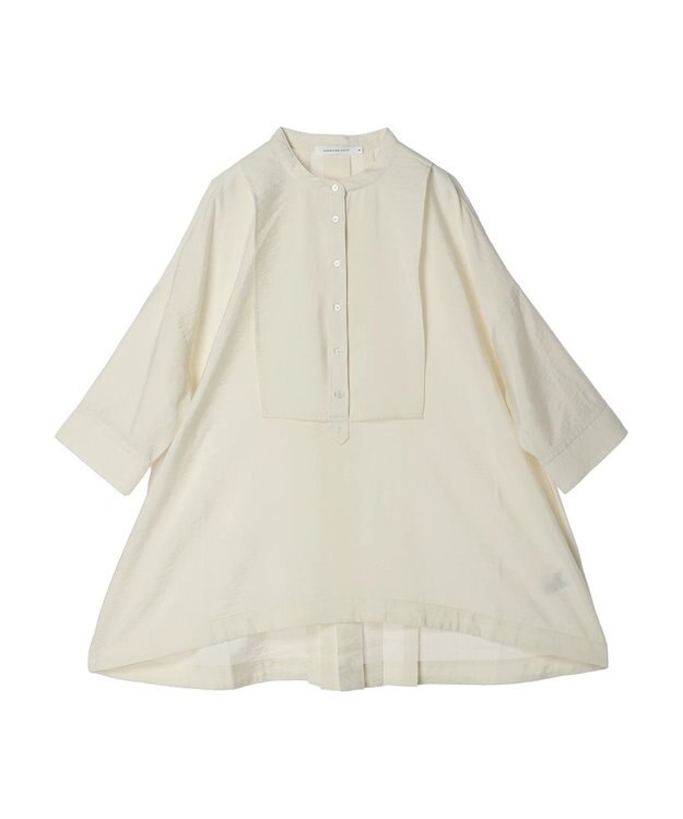 AMERICAN HOLIC 接触冷感バンドカラーチュニック Ivory