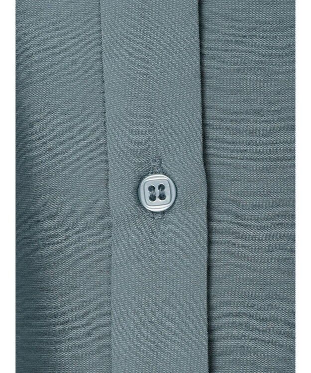 AMERICAN HOLIC バンドカラーフリルシャツチュニック Sax