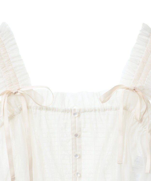 Green Parks ｄａｚｚｌｉｎ　チュールビスチェ Off White