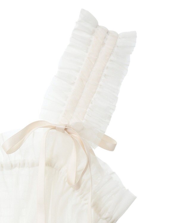 Green Parks ｄａｚｚｌｉｎ　チュールビスチェ Off White