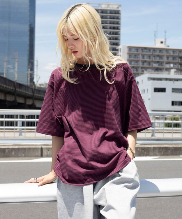 WEGO 【ユニセックス着用ITEM】ボーダーリンガーT（SS） レッドボーダー